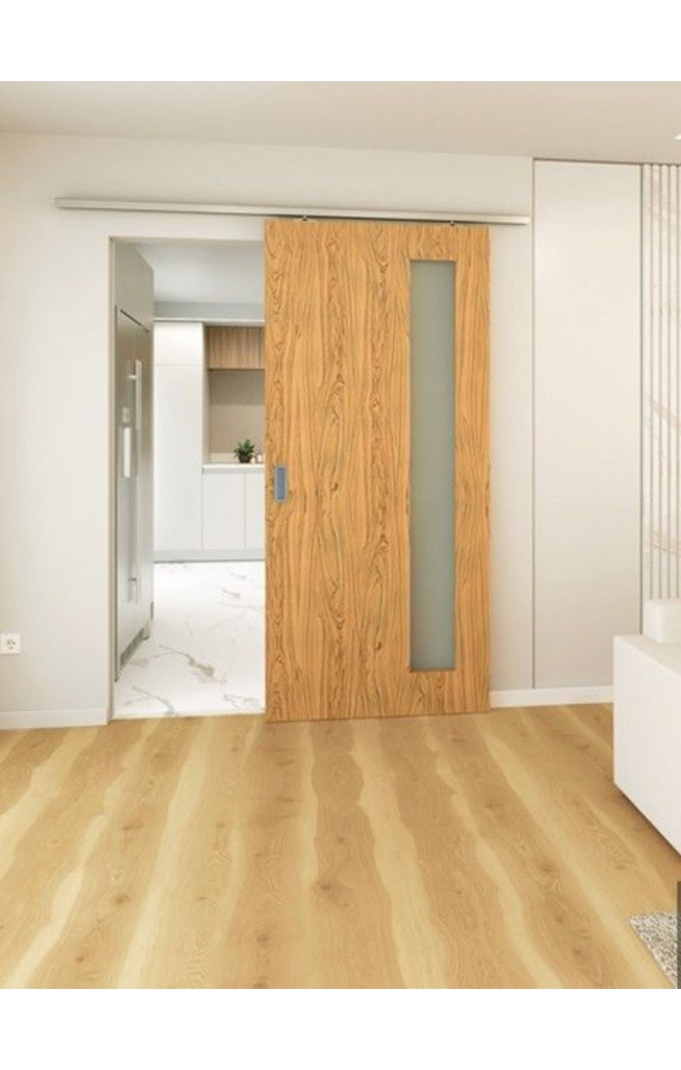 Standard Surface-Mounted Sliding Door System for Developer Projects in UAE Standard Surface-Mounted Sliding Door System for Developer Projects in UAE